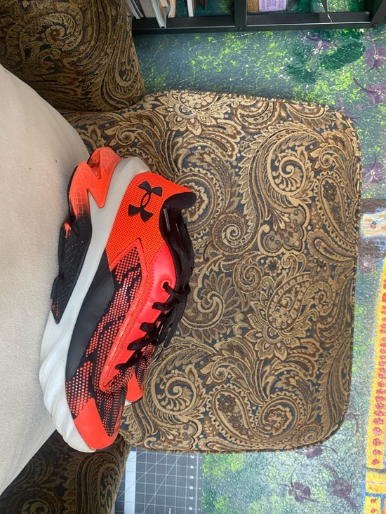 Under Armour Other - Under Armour Kids' Neon Orange & Black Running Shoes